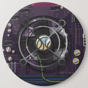 Chapa Redonda De 15 Cm Placa base de computadora
