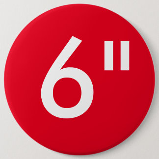 Chapa Redonda De 15 Cm Plantilla en blanco de distintivo redondo colosal 