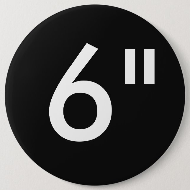 Chapa Redonda De 15 Cm Plantilla en blanco de distintivo redondo colosal  (Anverso)