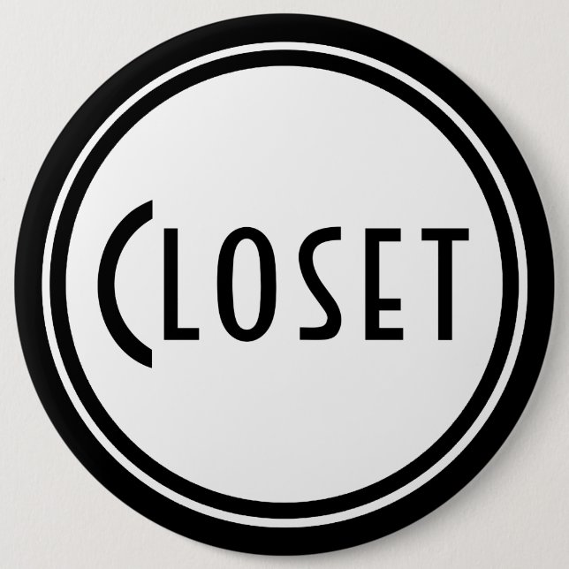 Chapa Redonda De 15 Cm Plaque de puertas Art Déco (Anverso)