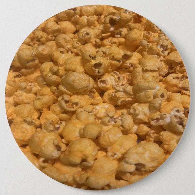 Chapa Redonda De 15 Cm Popcorn (Anverso)