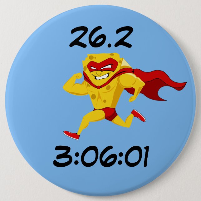 Chapa Redonda De 15 Cm Poste-Maratón del maratón de Wisconsin (Anverso)