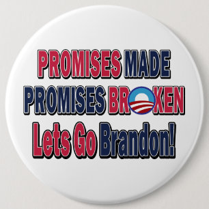 Chapa Redonda De 15 Cm Promesas hechas - Promesas rotas FJB