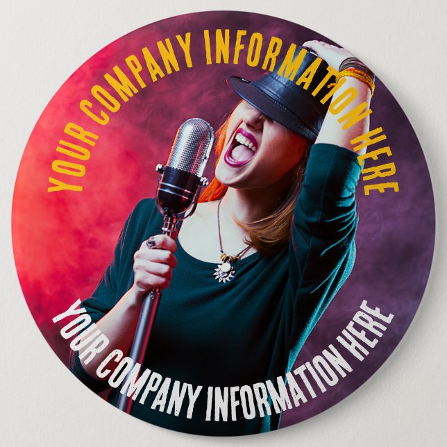 Chapa Redonda De 15 Cm Promo (Anverso)