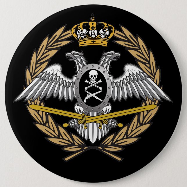 Chapa Redonda De 15 Cm Ravnogorski Pokret (Anverso)