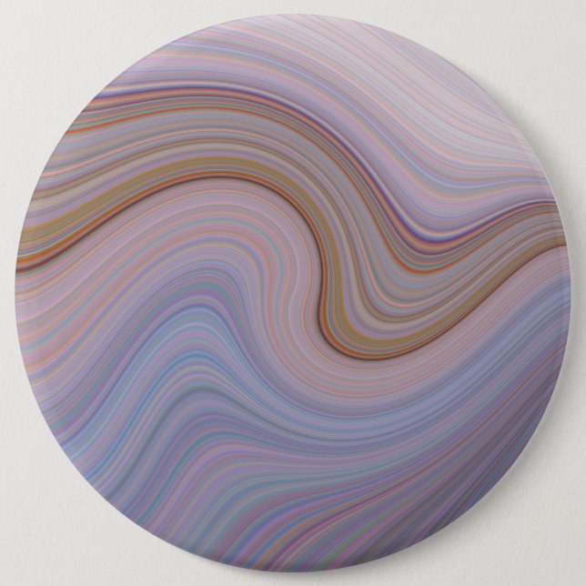 Chapa Redonda De 15 Cm Rayas De Barrido Azul Buton (Anverso)