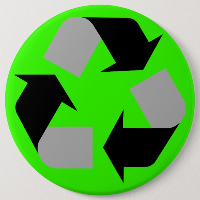 Chapa Redonda De 15 Cm Reciclar (Anverso)