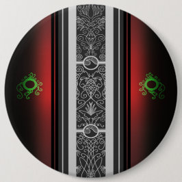 Chapa Redonda De 15 Cm Red Tattoo Surf