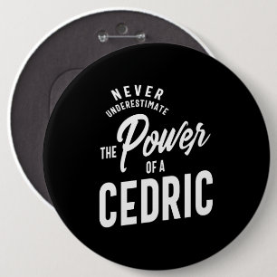 Chapa Redonda De 15 Cm Regalo de cumpleaños con nombre personalizado Cedr
