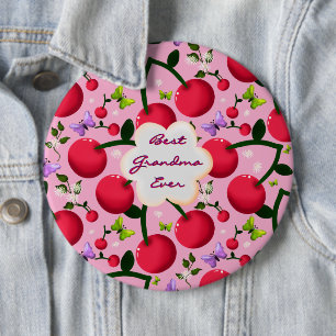 Chapa Redonda De 15 Cm Regalo personalizado con patrón de flor de cerezo