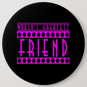 Chapa Redonda De 15 Cm Regalos para amigos : El mejor amigo del mundo