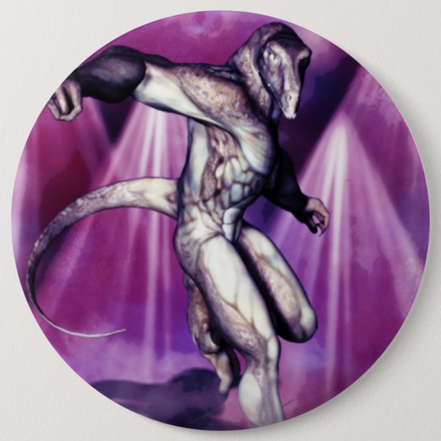 Chapa Redonda De 15 Cm Reptillian (Anverso)