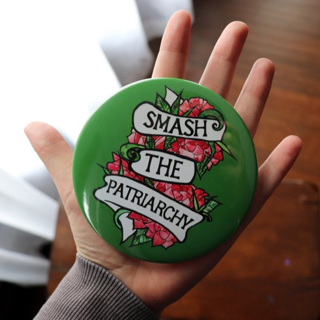 Chapa Redonda De 15 Cm Romper el patriarcado (Subido por el creador)