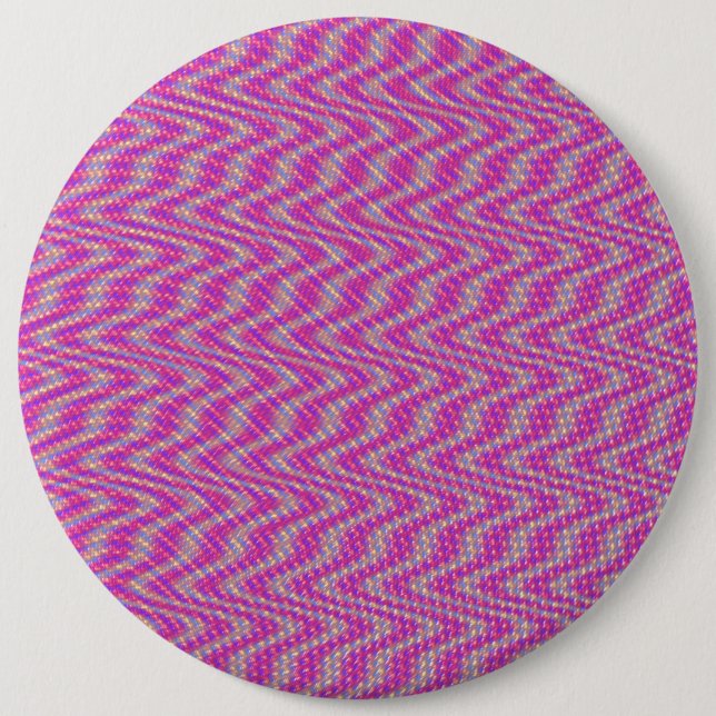 Chapa Redonda De 15 Cm Rosa Dizzy (Anverso)