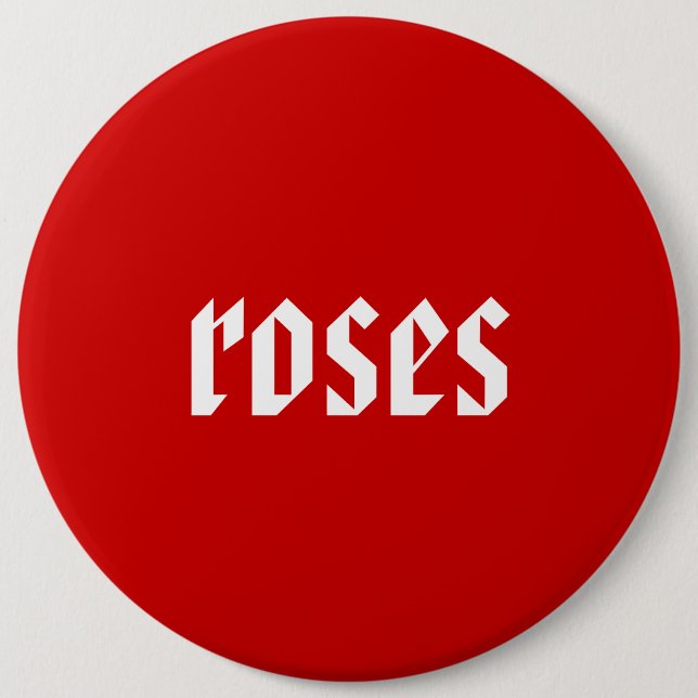Chapa Redonda De 15 Cm rosas (Anverso)