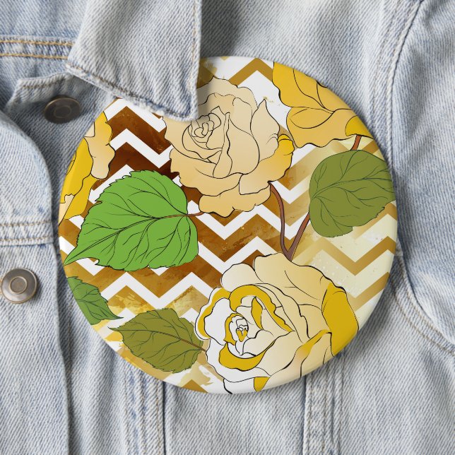 Chapa Redonda De 15 Cm Rosas 10 (In situ)