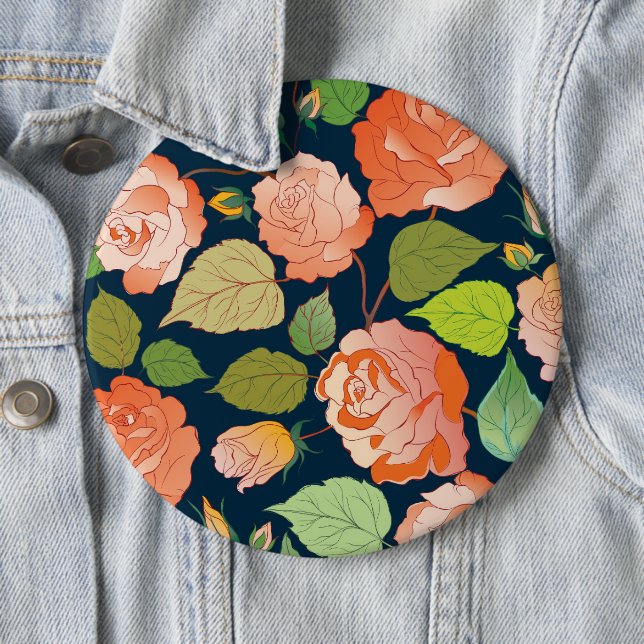 Chapa Redonda De 15 Cm Rosas 15 (In situ)