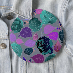 Chapa Redonda De 15 Cm Rosas 31