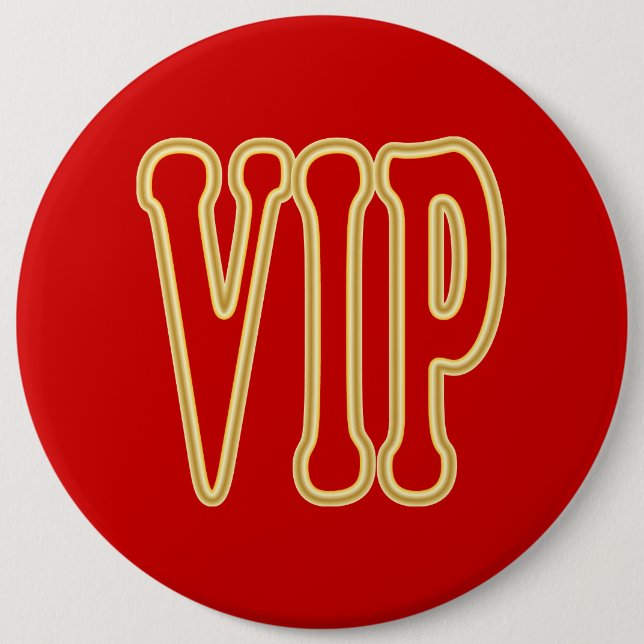 CHAPA REDONDA DE 15 CM RÓTULO VIP (Anverso)