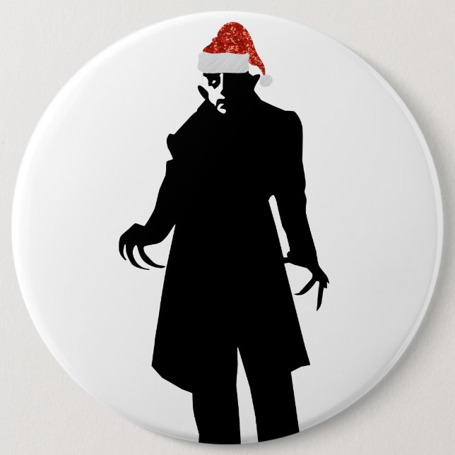Chapa Redonda De 15 Cm santa nosferatu (Anverso)