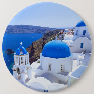 Chapa Redonda De 15 Cm Santorini