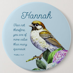 Chapa Redonda De 15 Cm Scripture Matthew 10:31