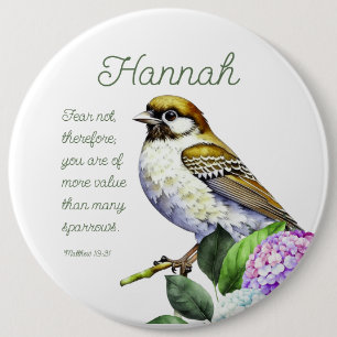 Chapa Redonda De 15 Cm Scripture Matthew 10:31