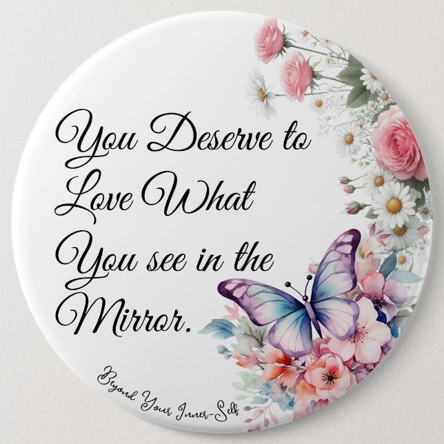 Chapa Redonda De 15 Cm Self Joy  (Anverso)