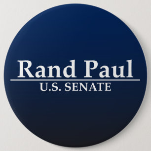 Chapa Redonda De 15 Cm Senado de Paul los E.E.U.U. del rand