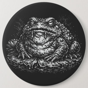 Chapa Redonda De 15 Cm Sigilo del Sapo Embrujado por BurnsInHell
