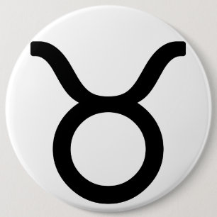 Chapa Redonda De 15 Cm Signo zodiaco Taurus