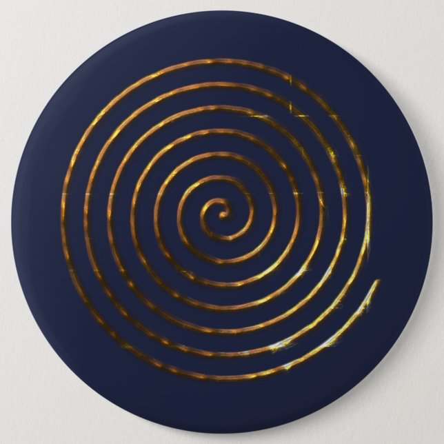 Chapa Redonda De 15 Cm Símbolo céltico espiral (Anverso)