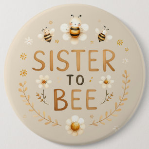 Chapa Redonda De 15 Cm Sis to Bee