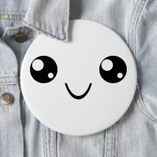 Chapa Redonda De 15 Cm Sonrisa Face