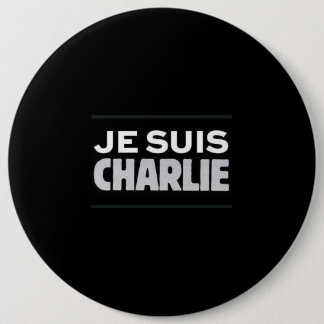 Chapa Redonda De 15 Cm Soy Charlie insignia