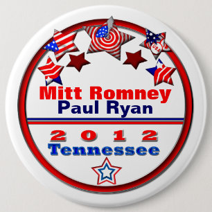 Chapa Redonda De 15 Cm Su candidato Tennessee