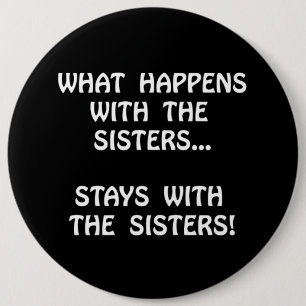 Chapa Redonda De 15 Cm Suceden las hermanas
