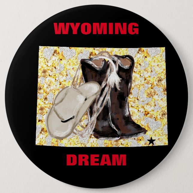 CHAPA REDONDA DE 15 CM SUEÑO WYOMING (Anverso)