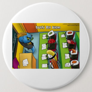 Chapa Redonda De 15 Cm Sushi Bar Exam Tees Mugs Tarjetas Regalos Etc