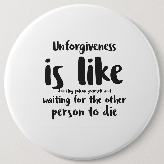 Chapa Redonda De 15 Cm Tarjeta de "perdón" de Konymoi (Anverso)