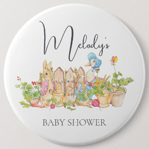 Chapa Redonda De 15 Cm Tarjeta redonda clásica Peter Rabbit