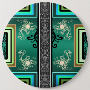 Chapa Redonda De 15 Cm Tattoo Jade Design