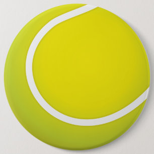 Chapa Redonda De 15 Cm Tennisbal. El tenis se balancea con raquetas.