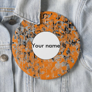 Chapa Redonda De 15 Cm Textura gris marrón