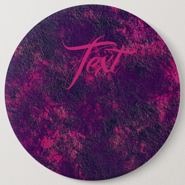 Chapa Redonda De 15 Cm Textura violeta morada oscura textura mármol ante  (Anverso)