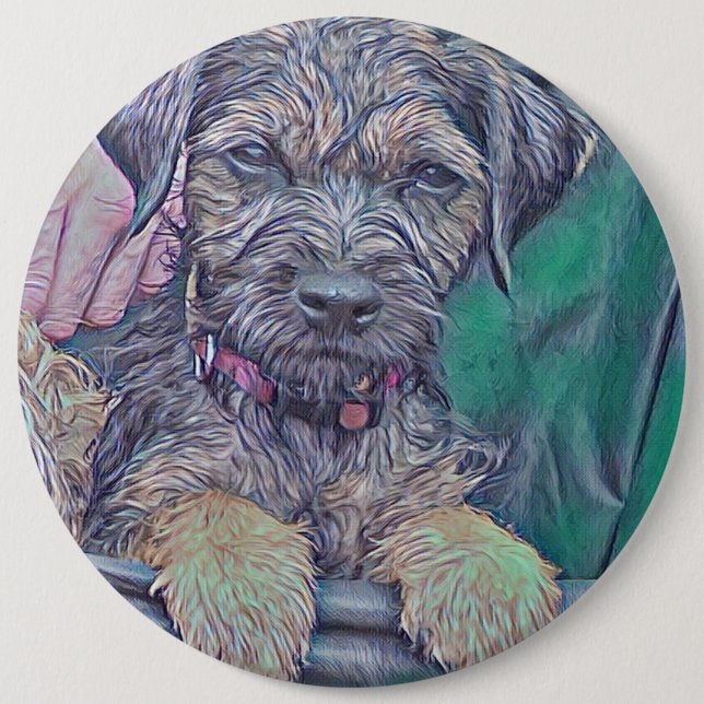 Chapa Redonda De 15 Cm Thatch Soaked by Rain Button (Anverso)