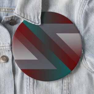 Chapa Redonda De 15 Cm Triángulo gris burdeos verde azulado