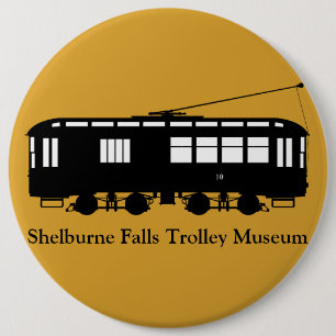 Chapa Redonda De 15 Cm Trole#10, Museo del Trole Shelburne Falls