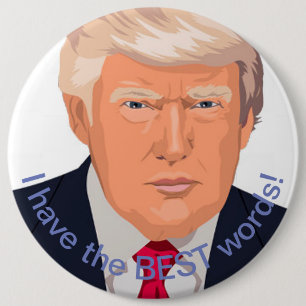 Chapa Redonda De 15 Cm Trump