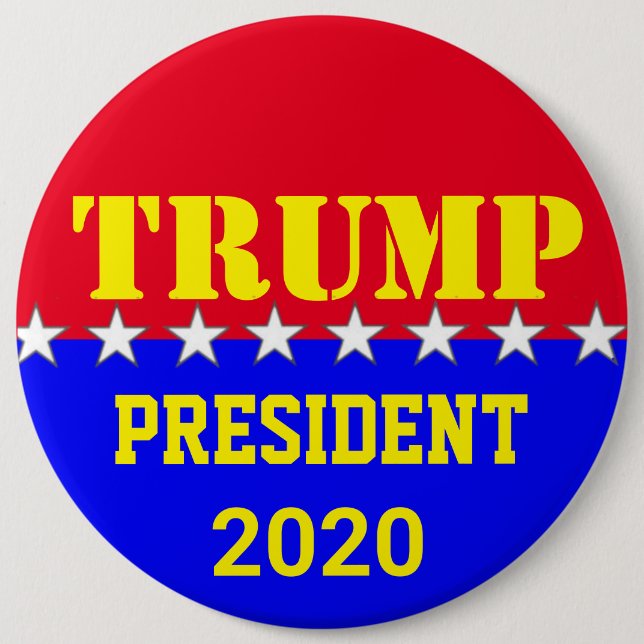 CHAPA REDONDA DE 15 CM TRUMP 2020 (Anverso)